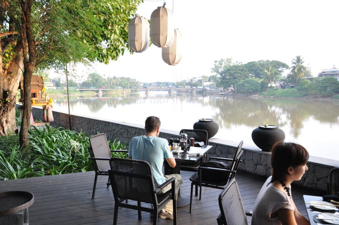 Ausblick beim Frühstück Anantara Chiang Mai Resort