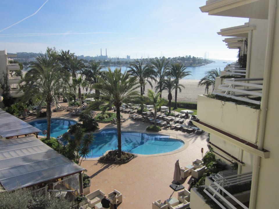Ausblick vom Balkon Zimmer 433 seitl. Meerblick VIVA Golf - Adults only 18+