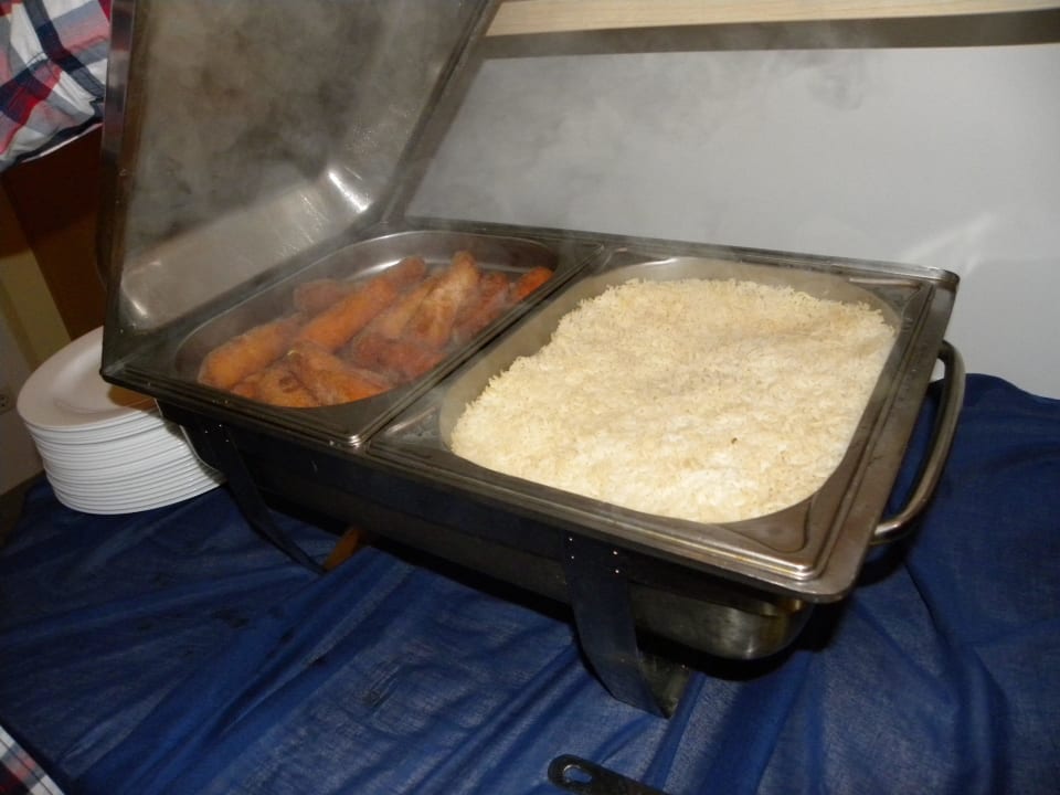 Cordon Bleu mit Reis Hotel Sonnenhof