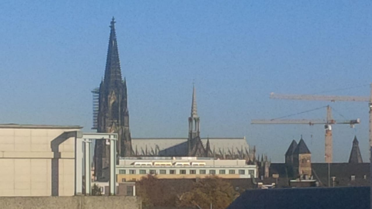 Ausblick vom Balkon Mercure Hotel Severinshof Köln City