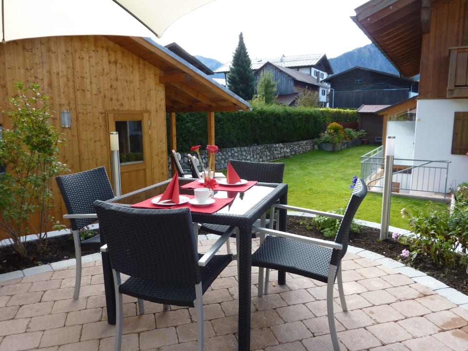 Frühstücksterrasse Hotel Engel