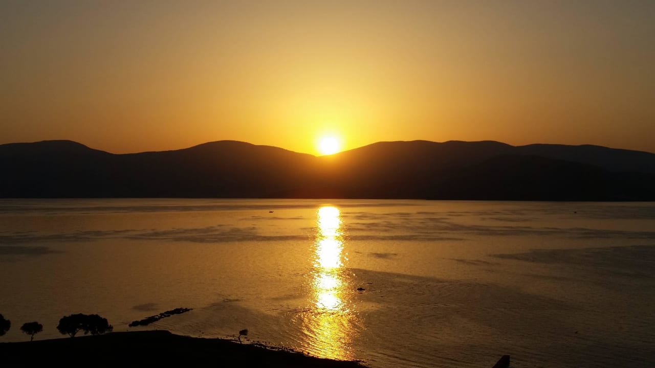 Sonnenaufgang am Abreisetag (15.Mai 2015) Venosa Beach Resort & Spa