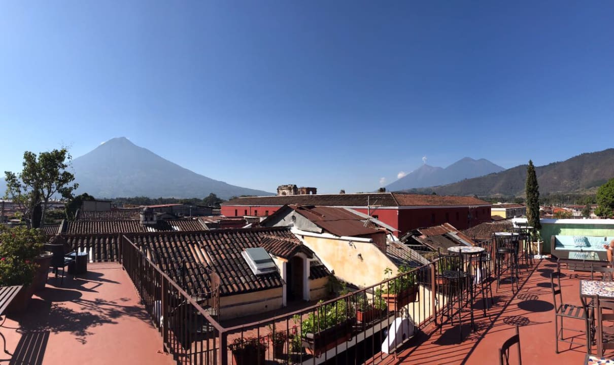 Ausblick von der Dachterrasse Hotel Mesón de María
