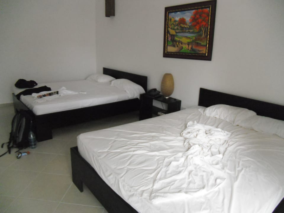 2 große Betten  Hotel Playa Caribe