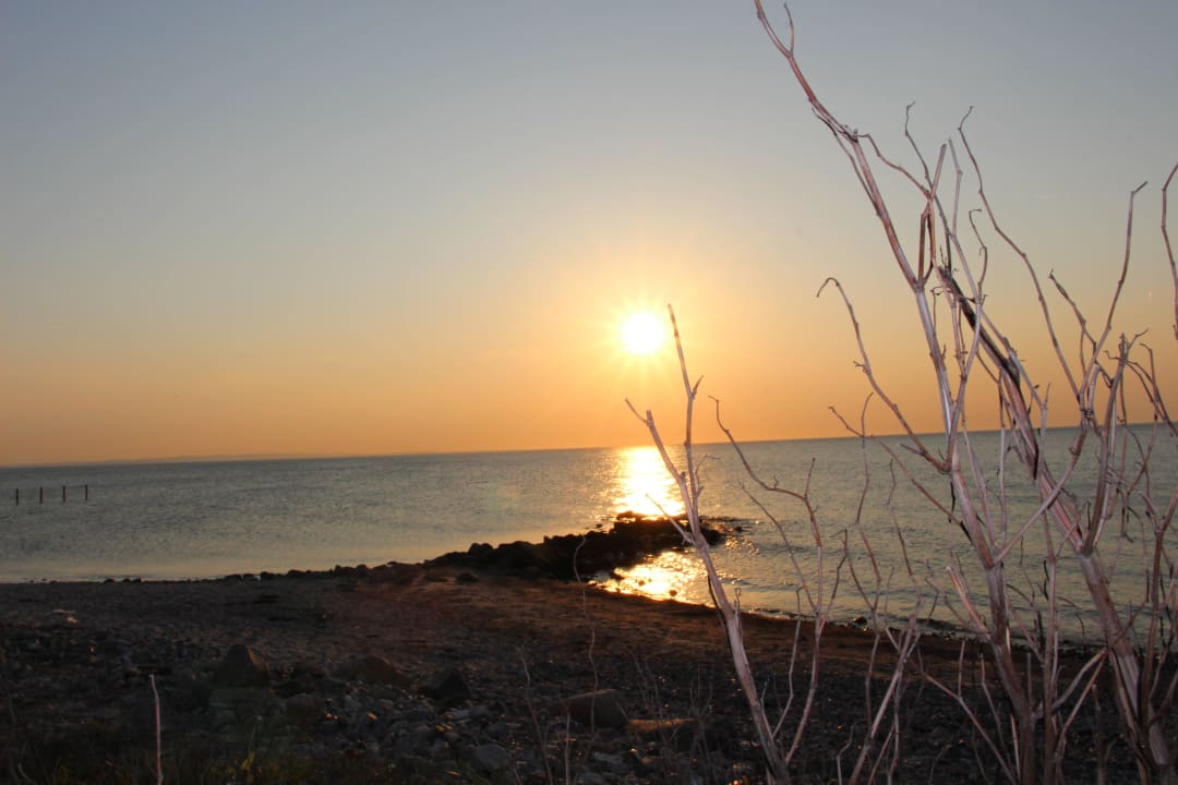 Sonnenuntergang in Blank Eck Ferienhof Albert