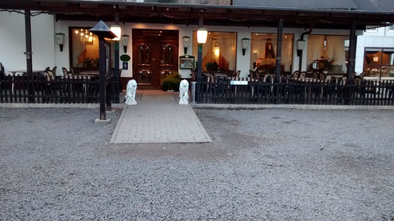 Eingang Restaurant und Gaststube Landhotel Ringelsteiner Mühle