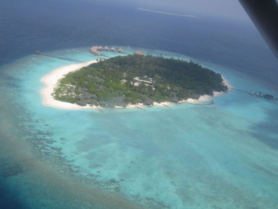 Die Insel von oben Adaaran Select Meedhupparu Island Resort - Premium All Inclusive