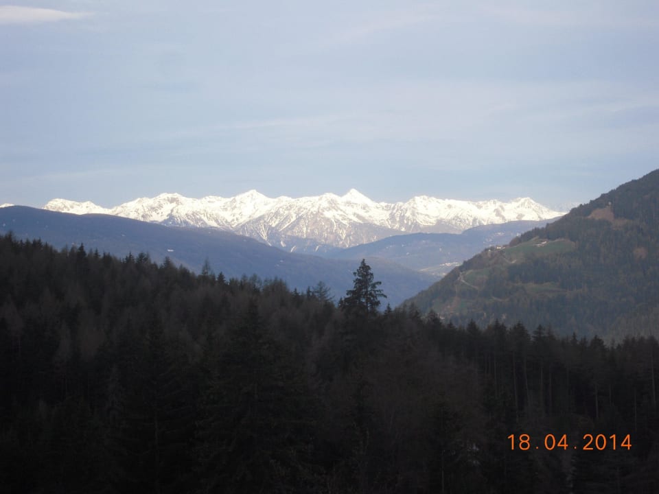 Blick vom Balkon Naturhotel Miraval