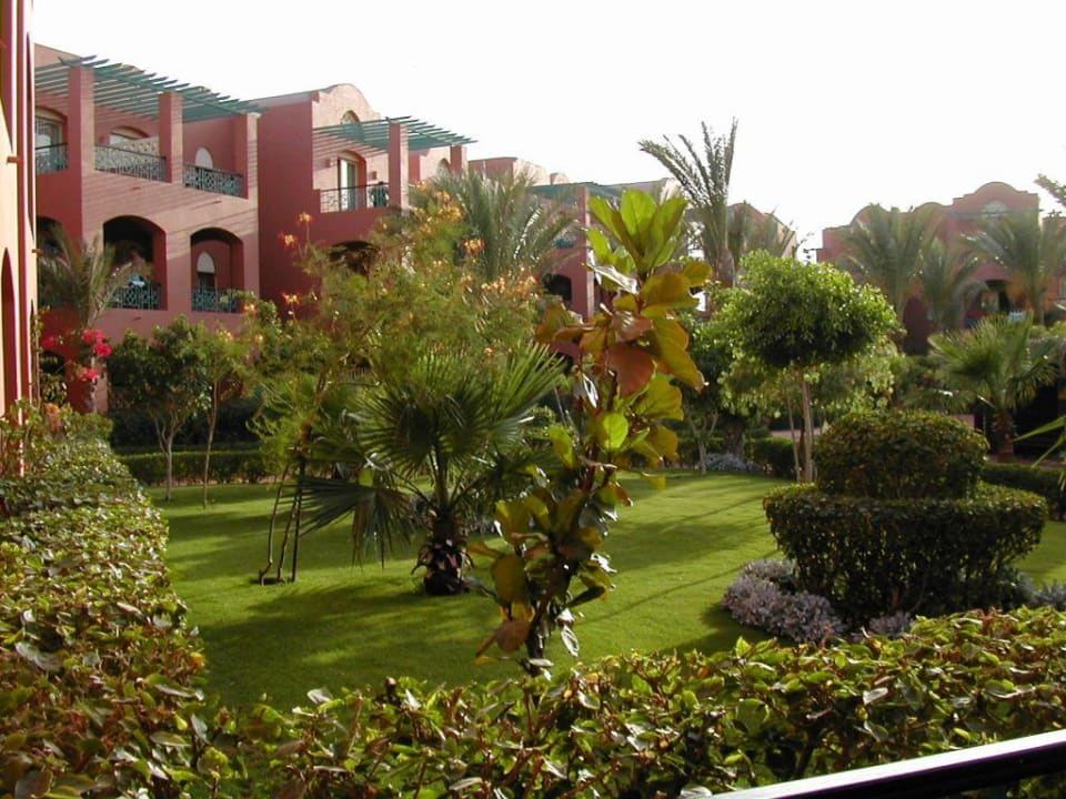 Ausblick von unserem Zimmer in die Gartenanlage TUI MAGIC LIFE Redsina Sharm El Sheikh