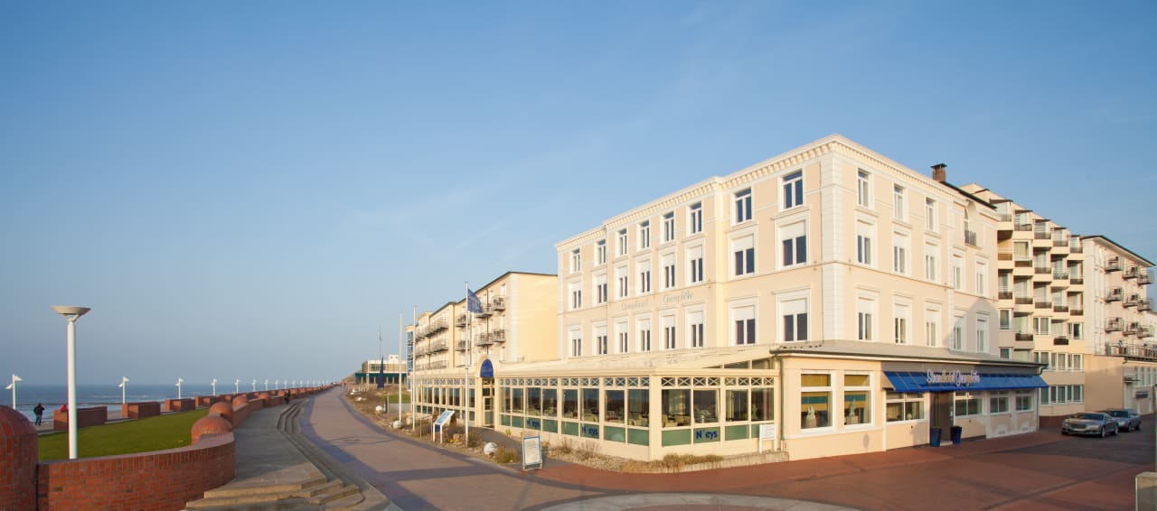Außenansicht Strandhotel Georgshöhe