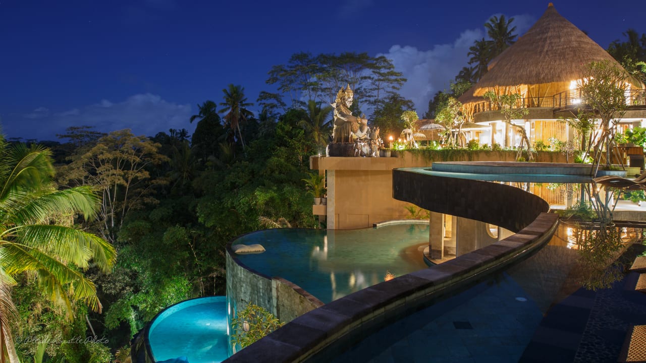 Ausblick The Kayon Jungle Resort