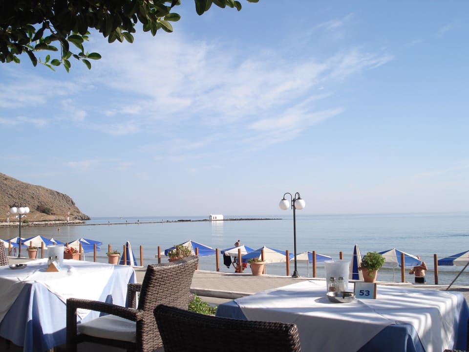 Unser Frühstücksplatz Hotel Corissia Princess