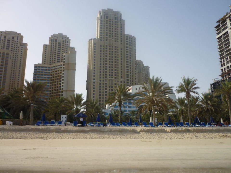 Blick auf das Hotel  Sheraton Jumeirah Beach Resort