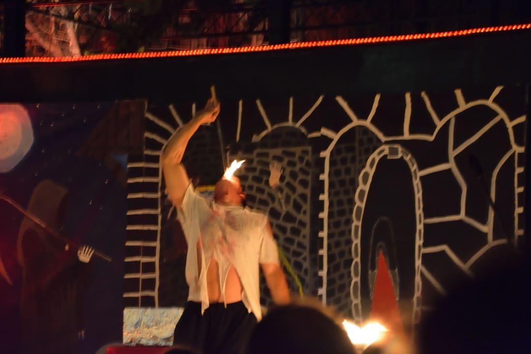 Fireshow Abendprogramm im Hotel Valentin Reina Paguera