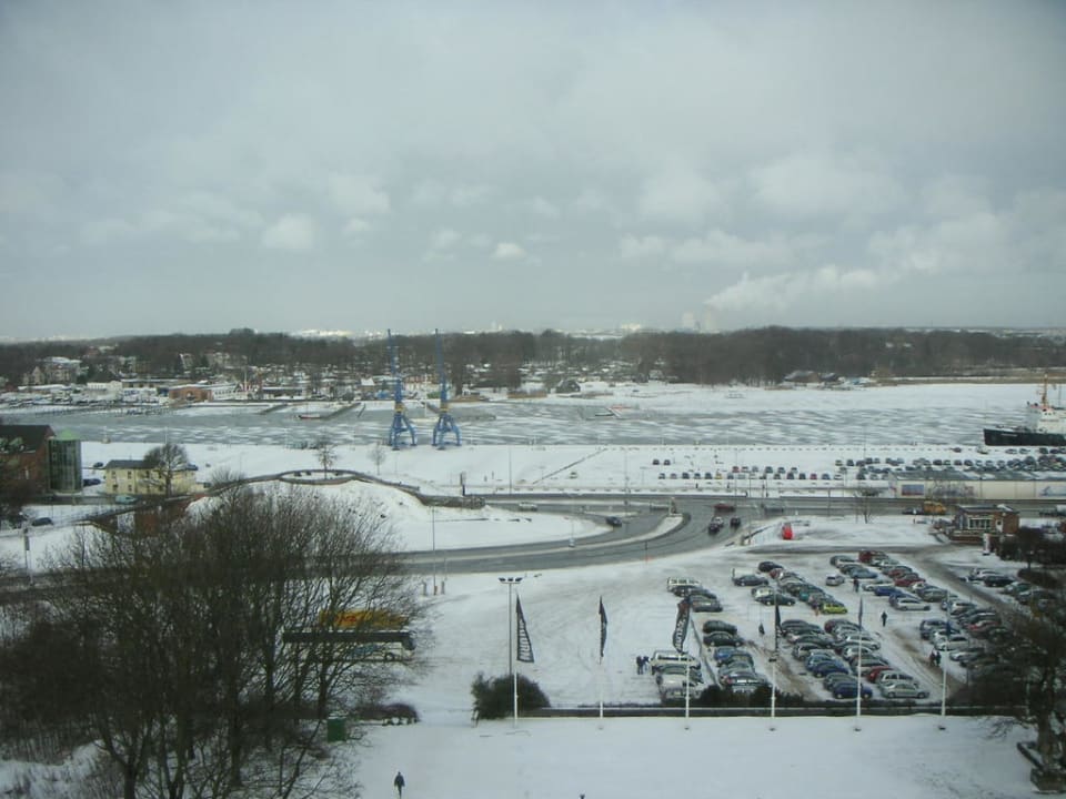 Ausblick vom Zimmer ScanHotels City Rostock