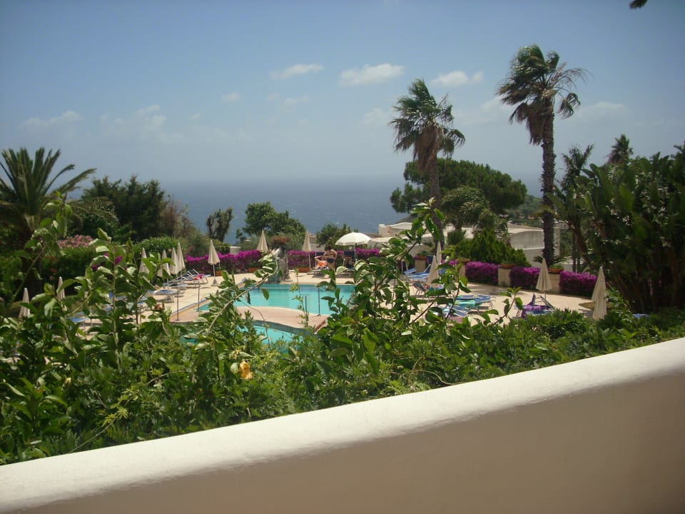 Blick von der Dachterrasse Hotel Terme San Nicola