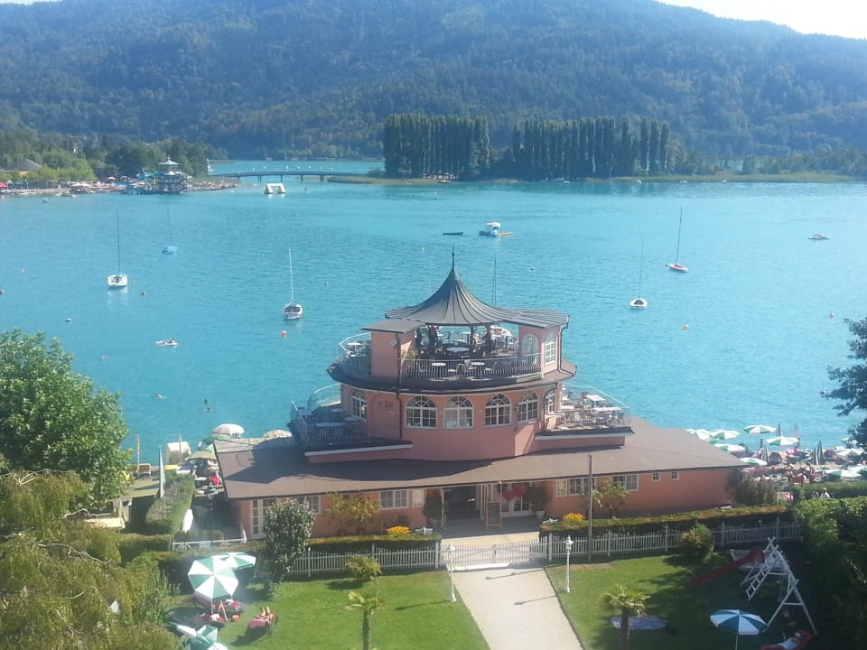 Aussicht auf Restaurant Hausboot Seehotel Astoria