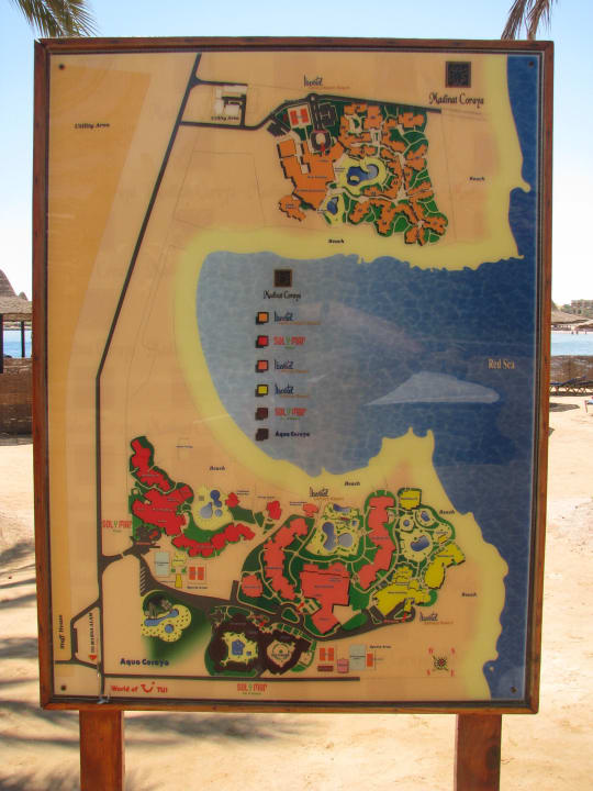 Übersicht über die Bucht Steigenberger Coraya Beach - Adults only