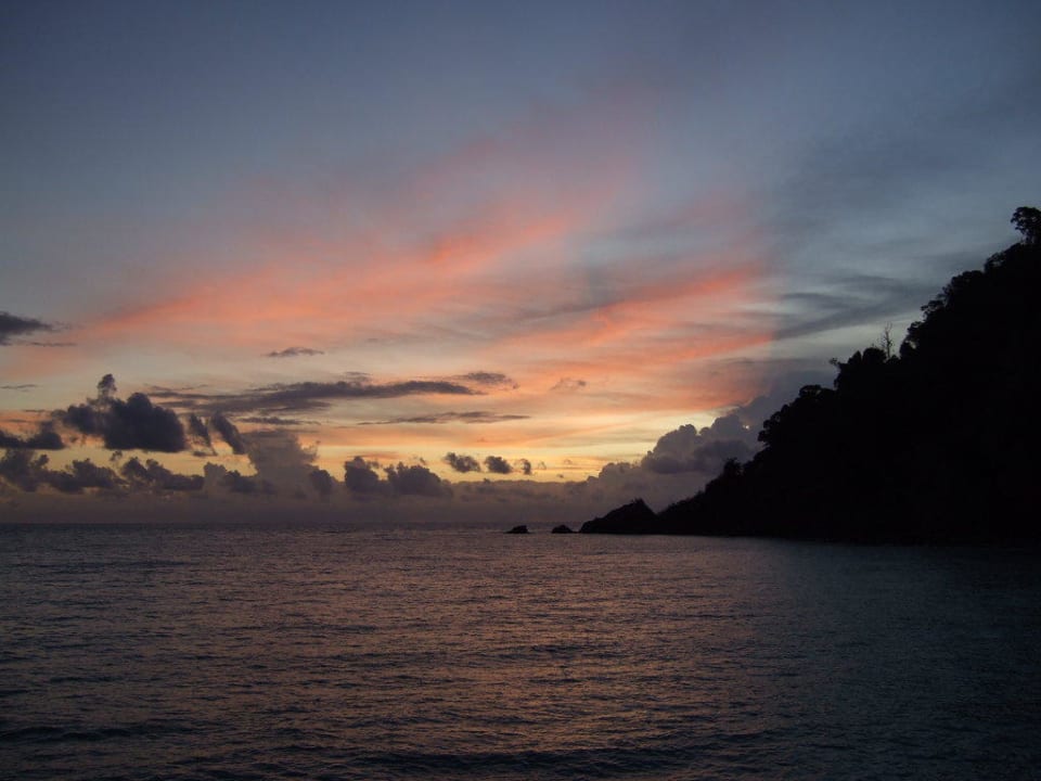 Sonnenuntergang beim Thai Berjaya Langkawi Resort
