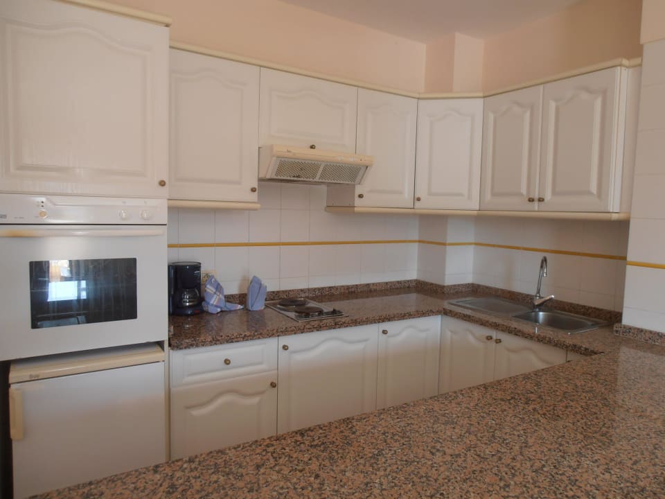 Küchenbereich Aparthotel Jardin del Conde