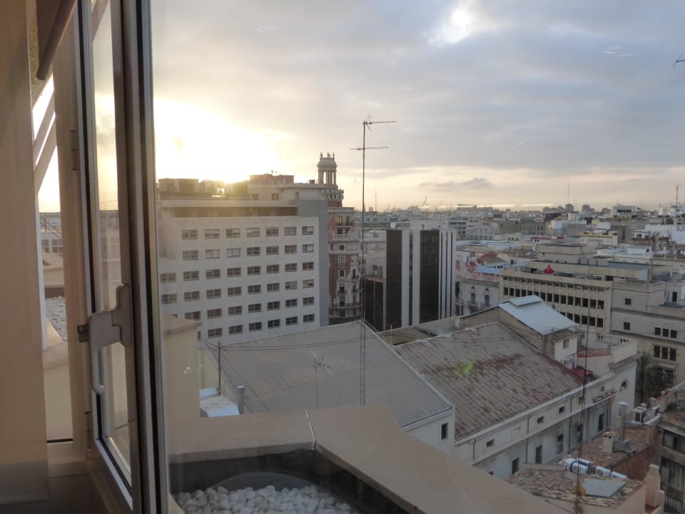 Blick von den obersten Stockwerken Ayre Hotel Astoria Palace