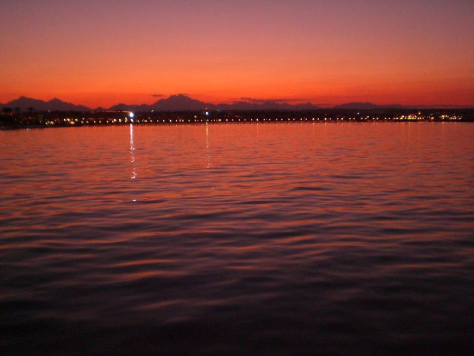 Sonnenuntergang auf dem Steg Stella Beach Resort & Spa Makadi Bay