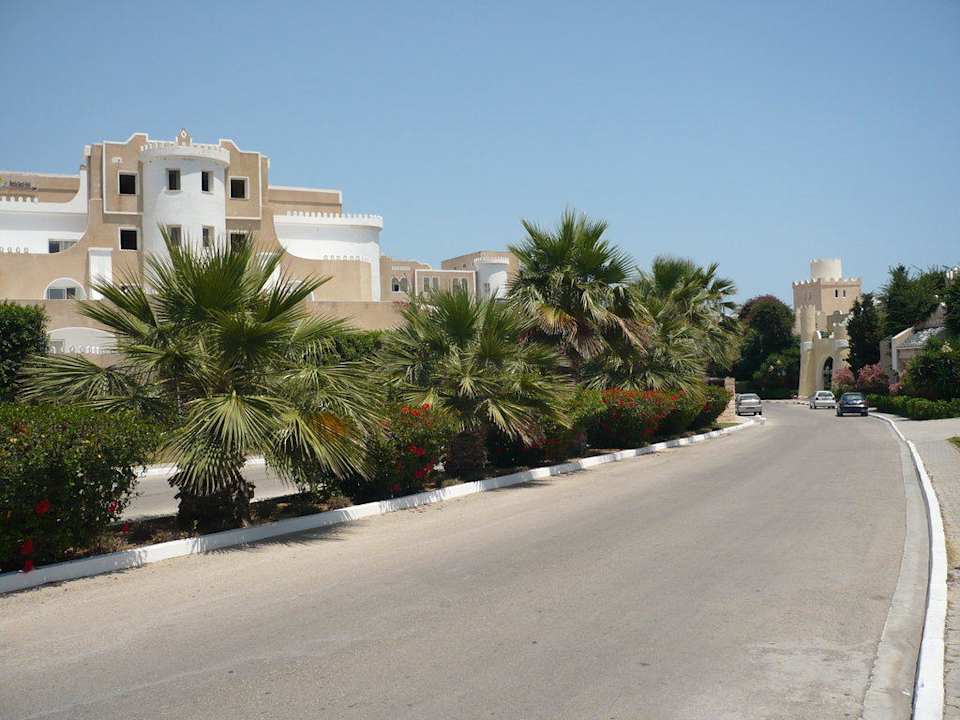 Blick zum Hotel Mahdia Beach & Aquapark