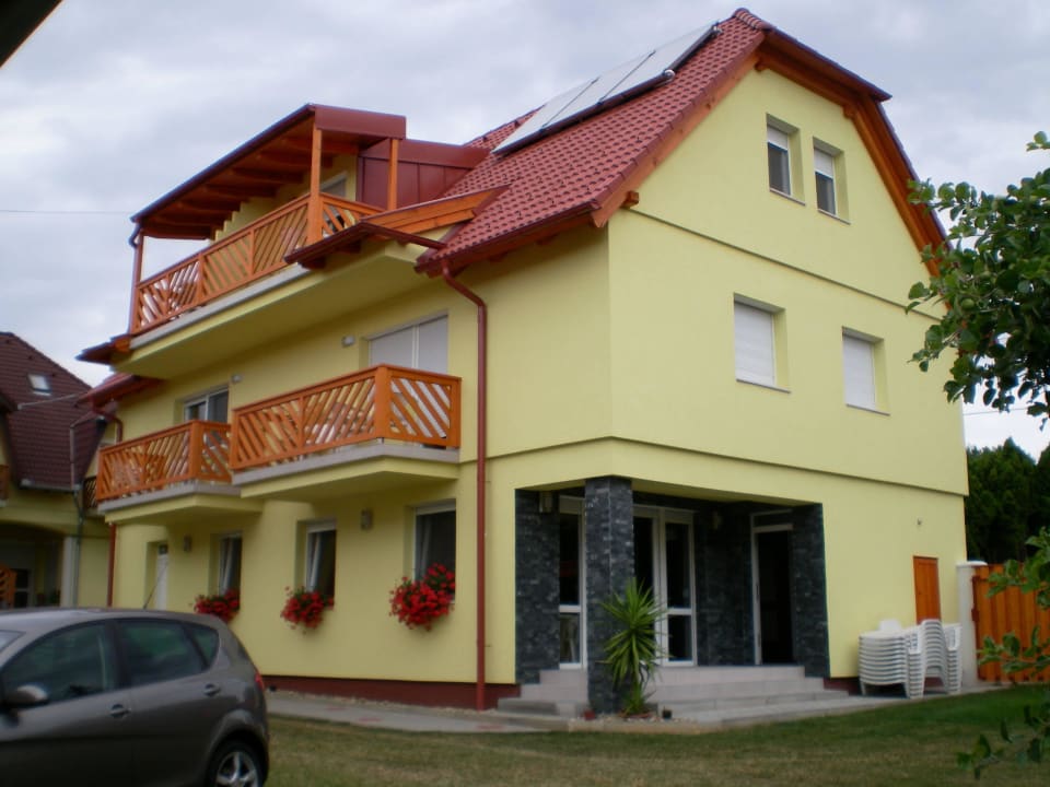 In diesem Haus befand sich unser Appartement Pension Erika