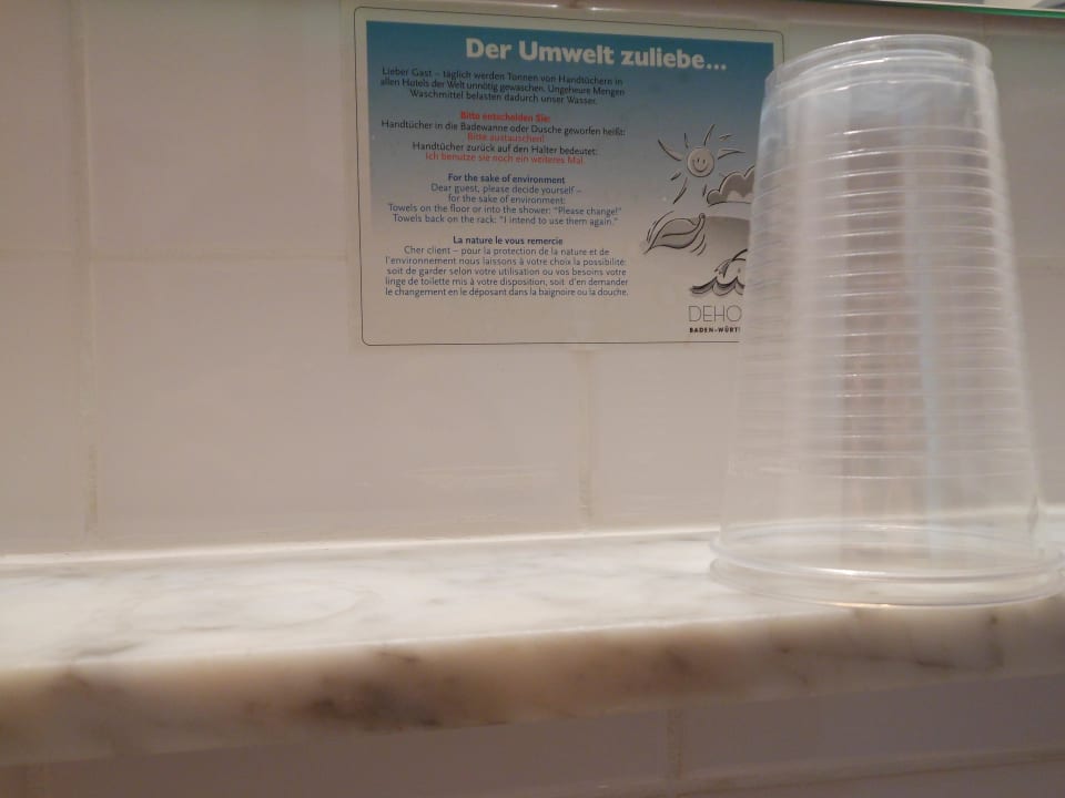 Einwegzahnputzbecher - der Umwelt zuliebe Gasthaus Löffelschmiede