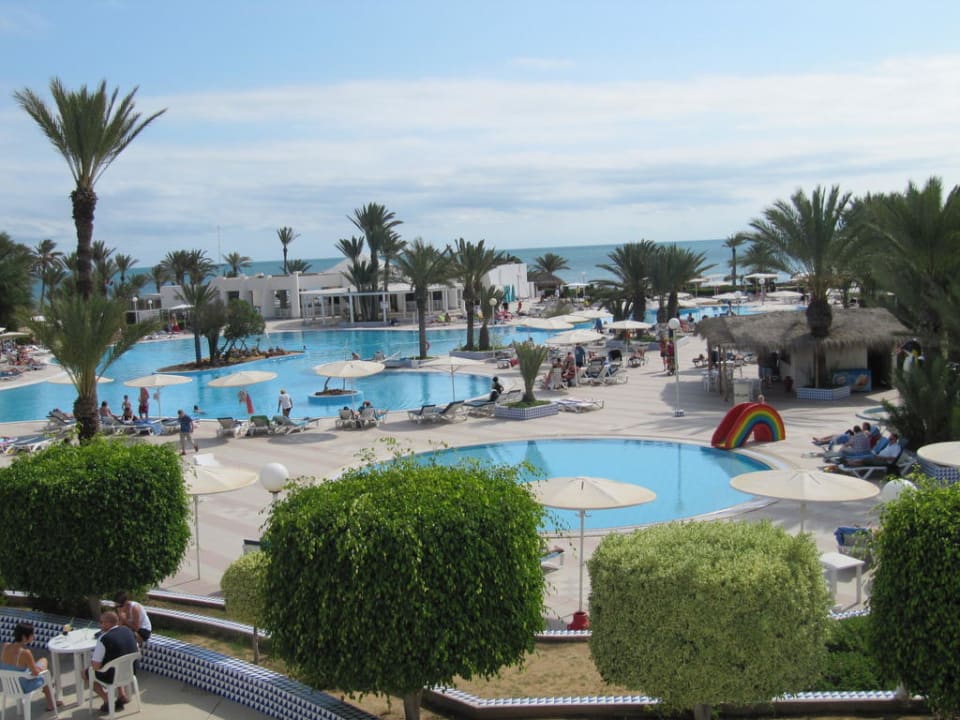 Ausblick vom Restaurant Hotel El Mouradi Djerba Menzel