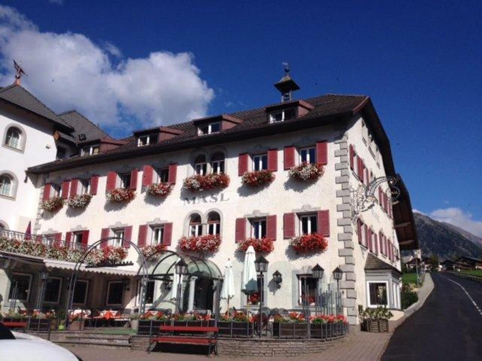 Hoteleingang Hotel Masl