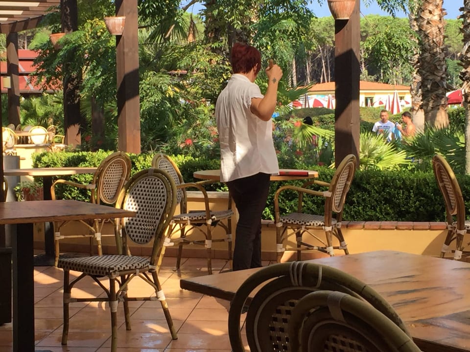 Der Schrubber nach dem Regen Falkensteiner Club Funimation Garden Calabria
