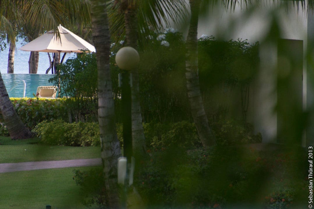 Blick vom Balkon Richtung Strand/Pool Dreams La Romana Resort & Spa