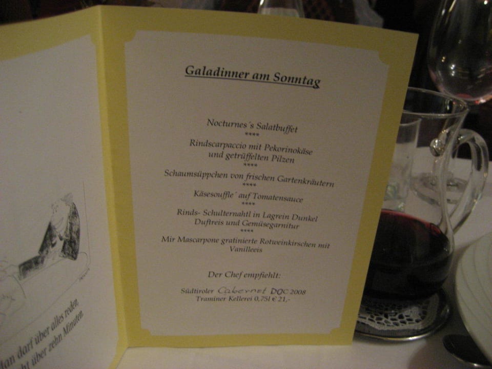 Galadinner Hotel Nocturnes