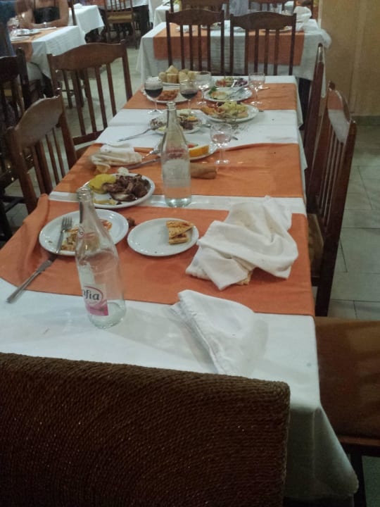 Schmutzige Tische Hotel Paradis Palace