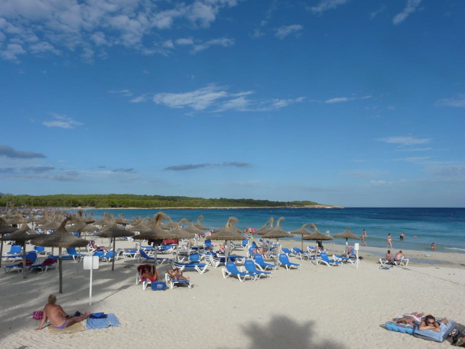 Oktober 2013 - Strand Ausblick Hipotels Mediterraneo Club