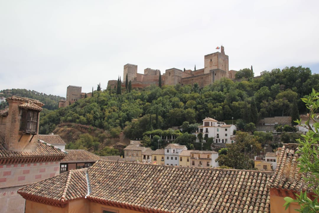 Blick auf die Alhambra Casa Horno del Oro