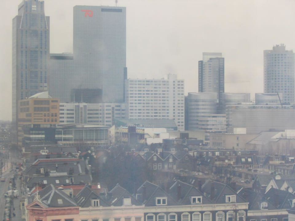 Aussicht aus dem 8. Stockwerk Bilderberg Parkhotel Rotterdam