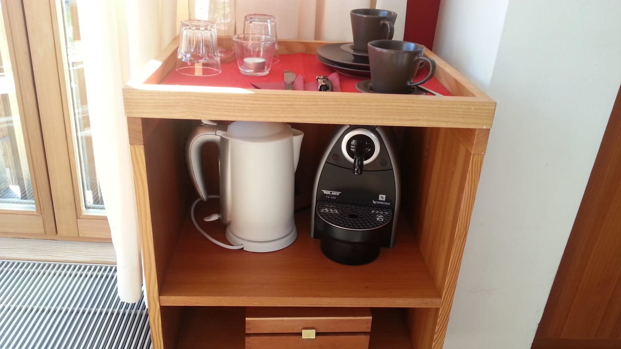 Nespressomaschine am Zimmer Seehotel Grundlsee