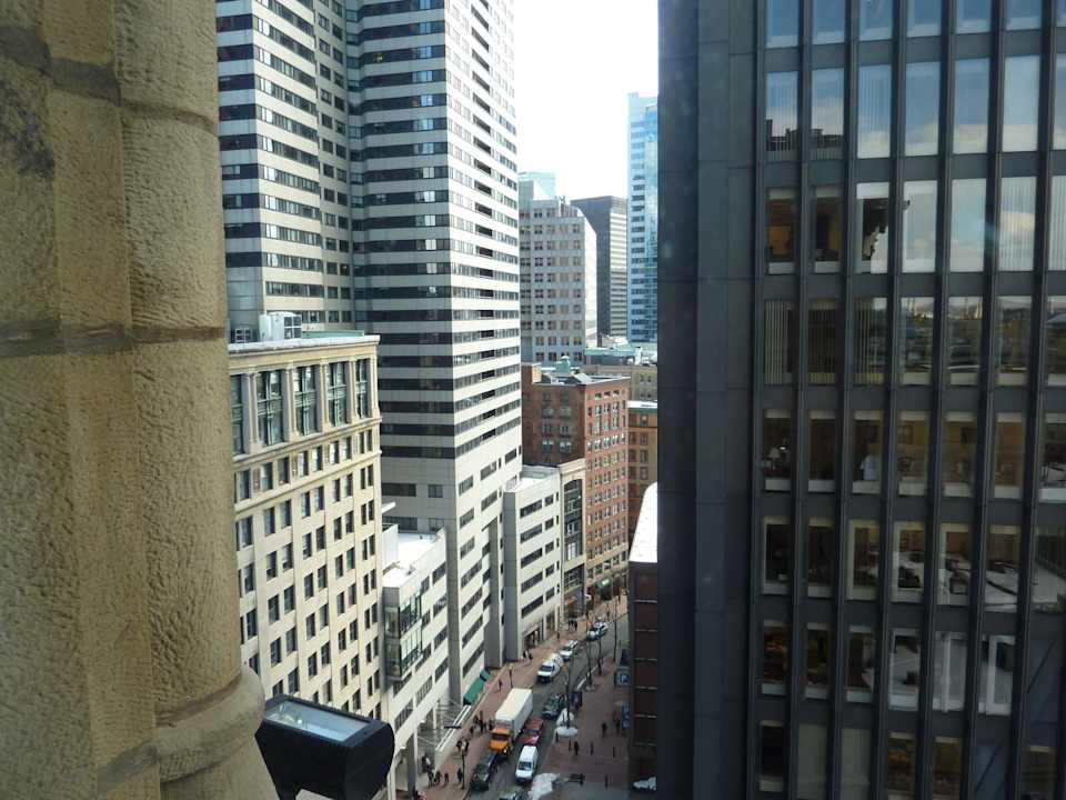 Aussicht aus unserem Zimmer Hotel Ames, A Morgans Original