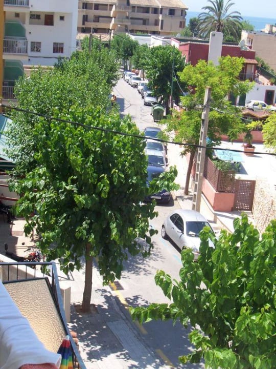 Blick zur Strasse Hostal Villa Cati