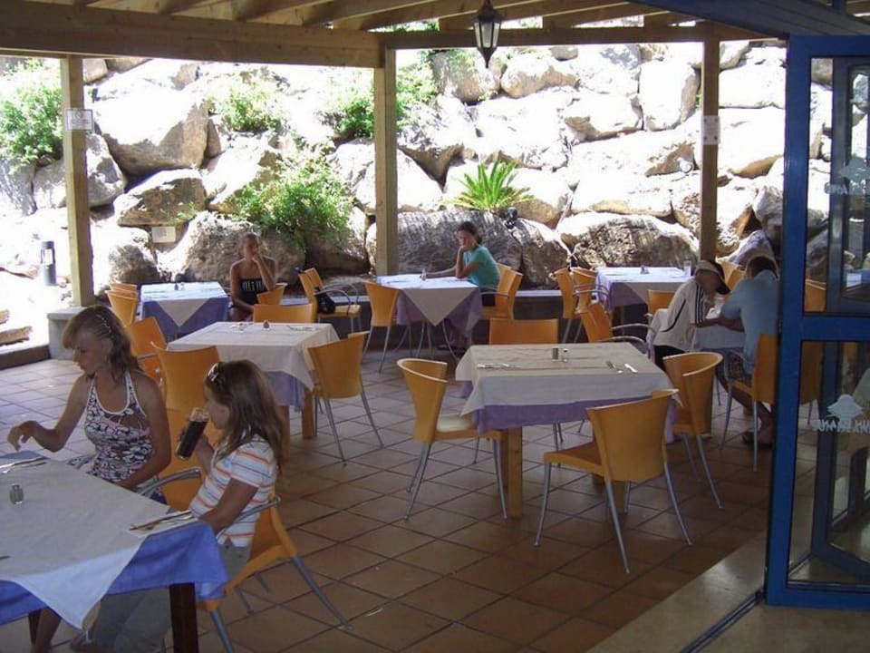 Aussenbereich des Speisesaal Hotel THB Tropical Island