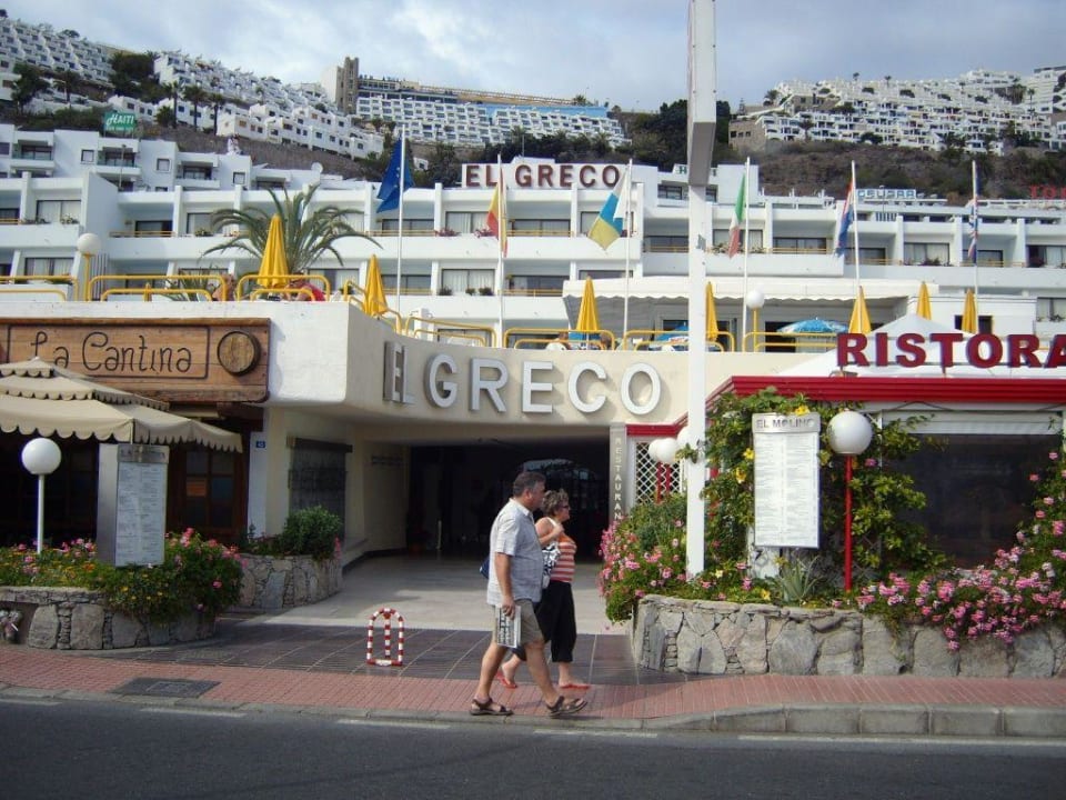 Der Eingang Hotel El Greco