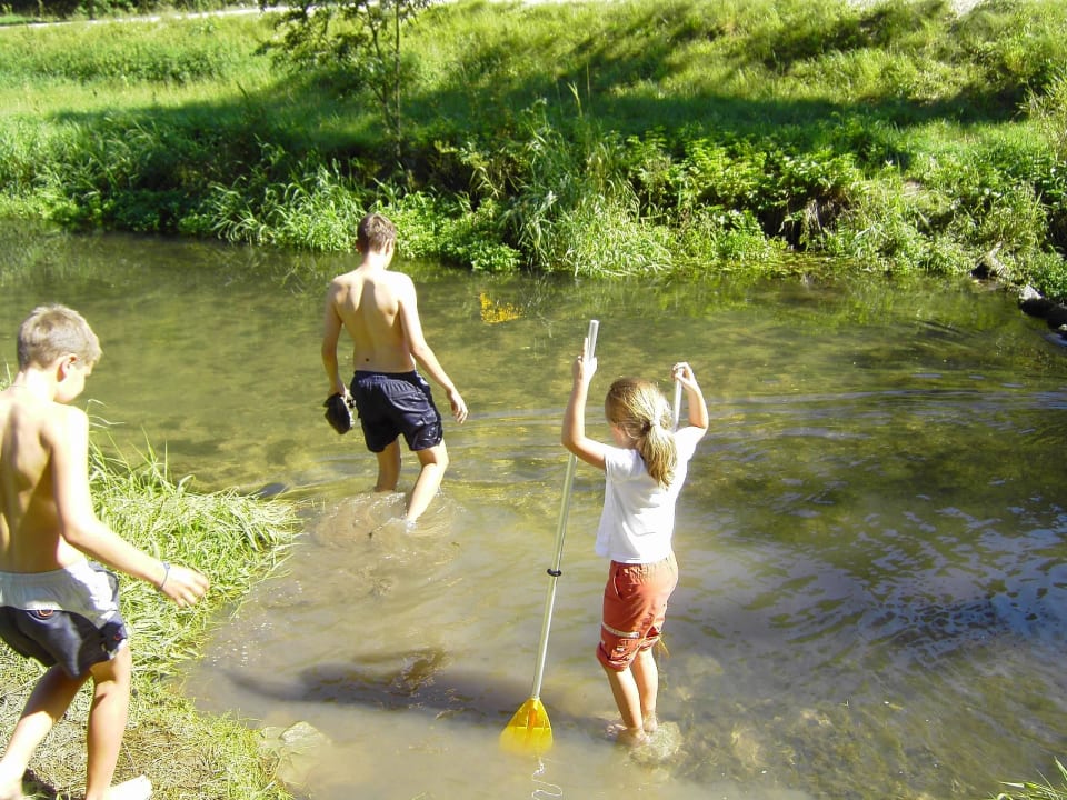 Direkter Zugang zur Naturbadestelle Ferienwohnungen Holder