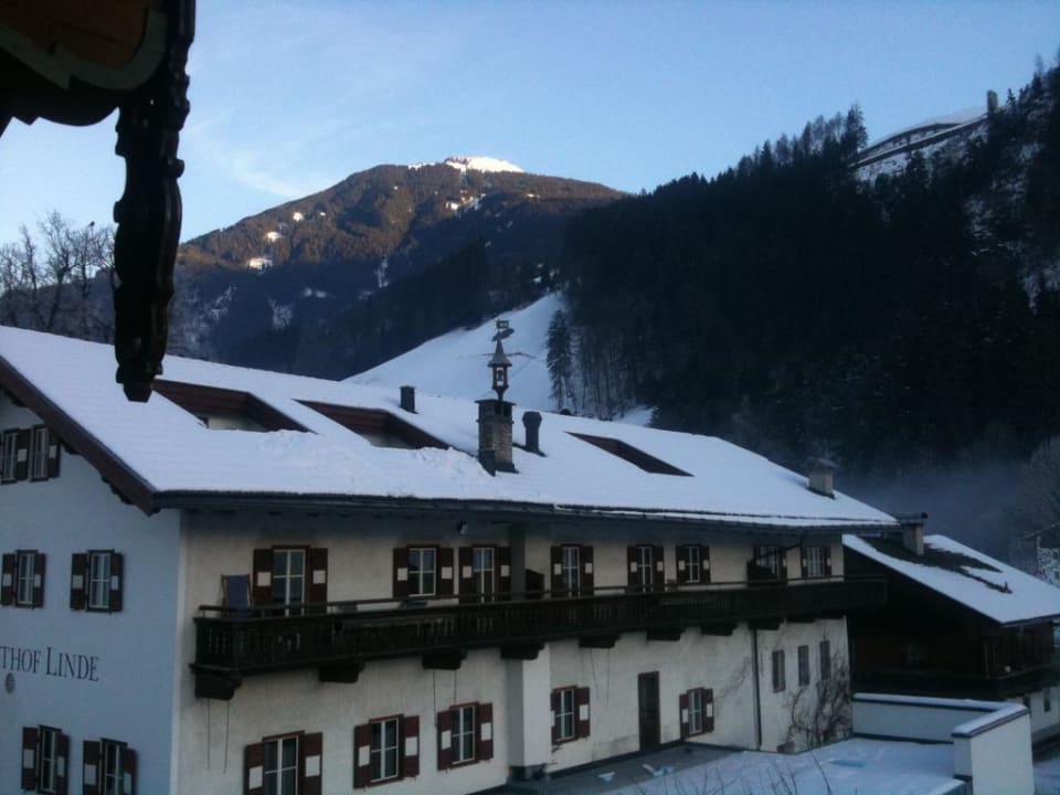 Blick vom Balkon Gasthof Neumeister