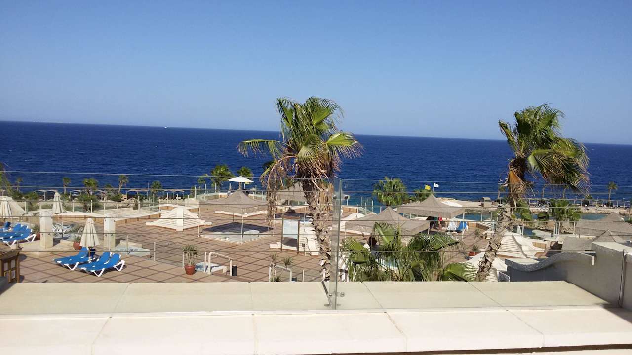 Ausblick von der Terrasse Pickalbatros Citadel Resort
