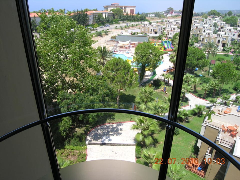 Aussicht aus dem Glasaufzug  Mira Meridia Beach Hotel