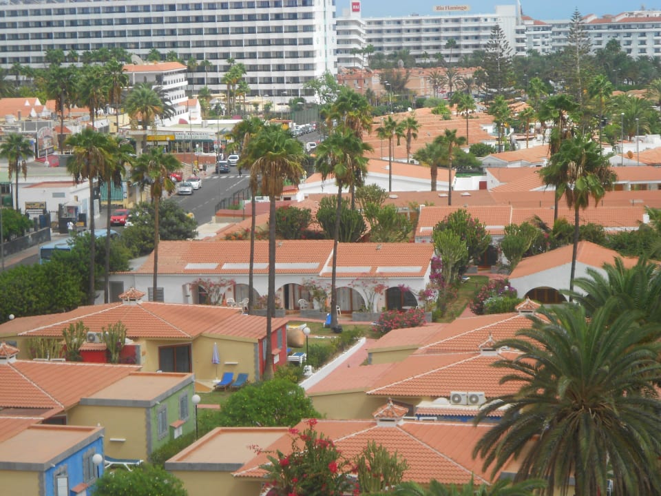 Blick auf unser Bungalow HL Miraflor Suites Hotel