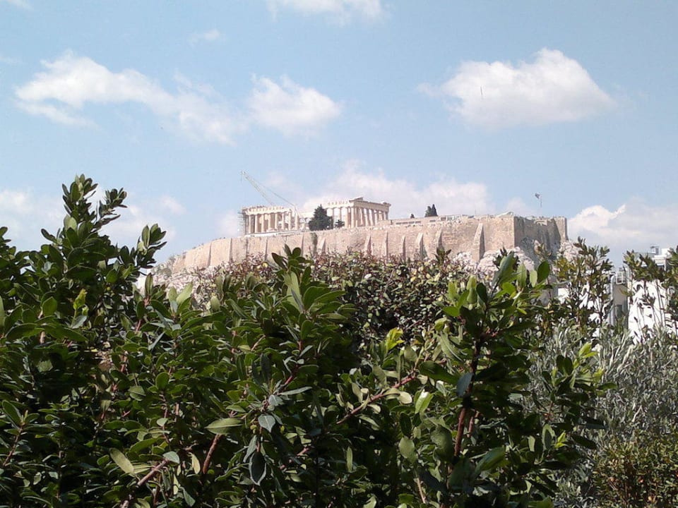 Blick vom Dachrestaurant Hotel Royal Olympic