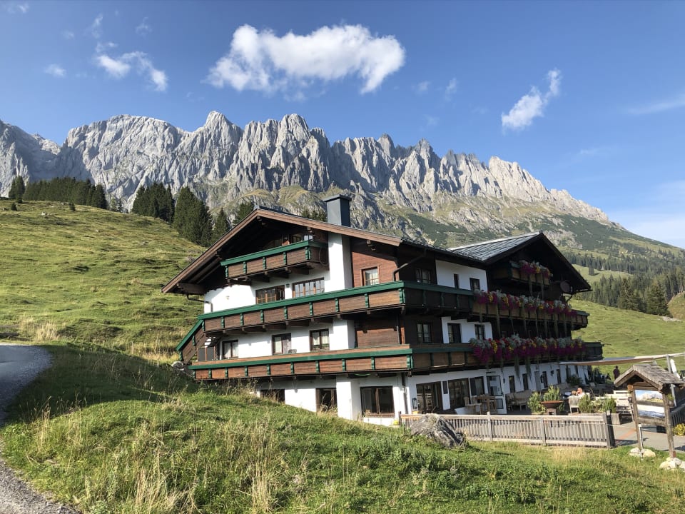 Außenansicht Alpengasthof Hotel Kopphütte